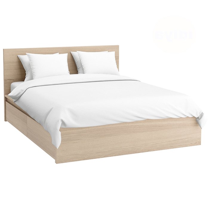 Ikea Malm Super King Bed Frame| 4 Storage Boxes| White| High Platform Bed