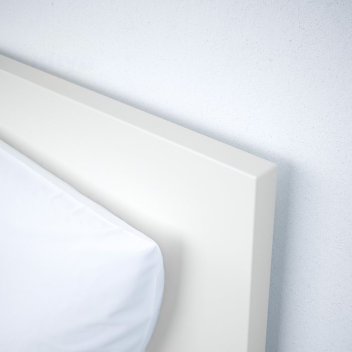 Ikea Malm Super King Bed Frame| White| Luroy| High Platform Bed