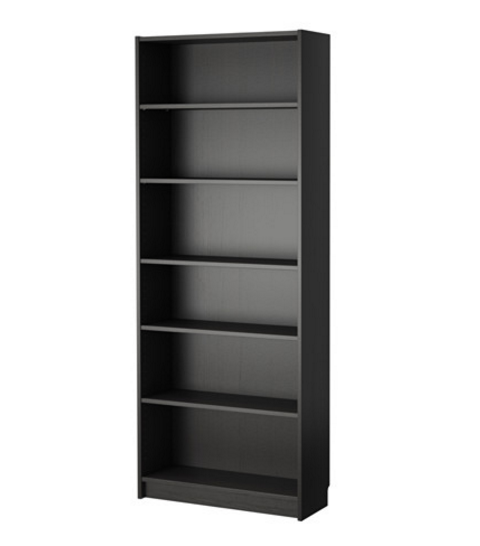 IKEA BILLY Bookcase, 80x28x202 cm,blackbrown
