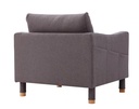 Idiya Zaire Armchair , Dark Grey