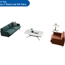 [121.116.202] ZION 2 seat fabric Sofa