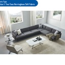 [121.118.201] ZOYA 2 seat fabric Sofa