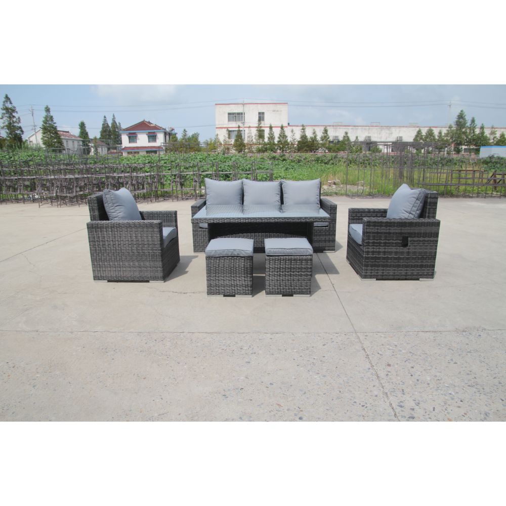 IDIYA EALING Recliner sofa, outdoor sofa,outdoor furniture, mix grey