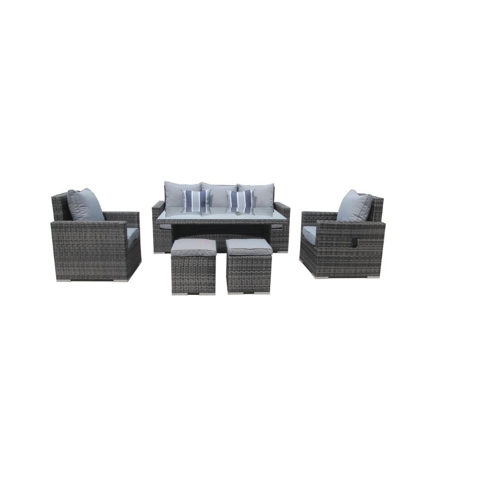 IDIYA EALING Recliner sofa, outdoor sofa,outdoor furniture, mix grey