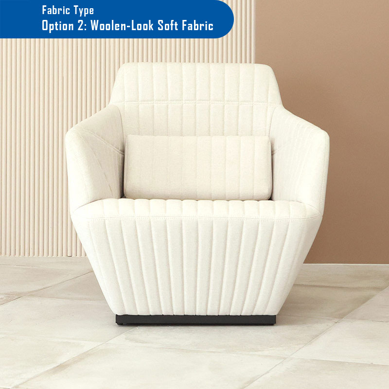 [121.120.201] ACHILLES 1 Seat Fabric Sofa