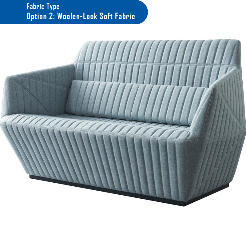 [121.120.202] ACHILLES 2 seat fabric Sofa