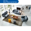 [121.122.203] ADDISON 3 Seat Fabric Sofa