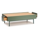 Idiya KENTUCKY coffee table with two drawers