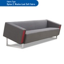 [121.144.202] BERNARD 2 seat fabric Sofa