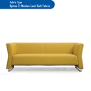 [121.145.202] BERNIE 2 seat fabric Sofa