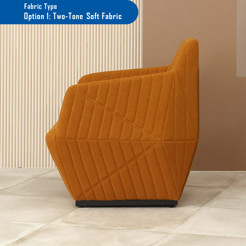 [121.120.201] ACHILLES 1 Seat Fabric Sofa
