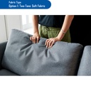 [121.123.202] AIDAN 2-seat fabric Sofa
