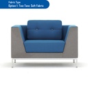 [121.140.201] BEAU 1 seat fabric Sofa