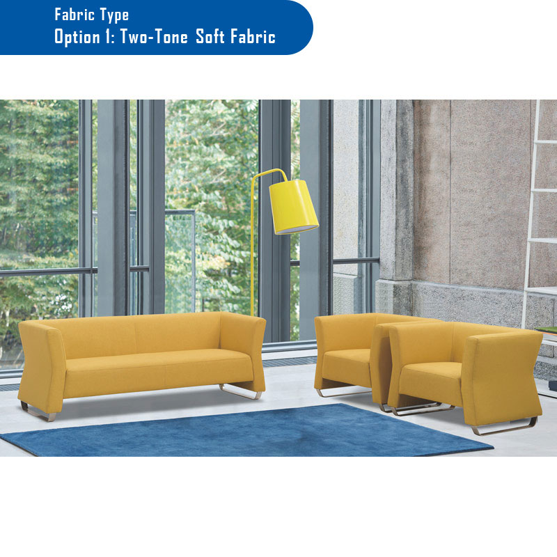 [121.145.202] BERNIE 2 seat fabric Sofa