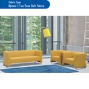 [121.145.202] BERNIE 2 seat fabric Sofa