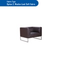 [121.153.201] DANNY 1 seat fabric Sofa