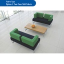 [121.161.200] FAISAL 2 seat fabric Sofa