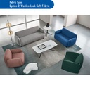 [121.95.201] HARLOW 1 seat fabric Sofa