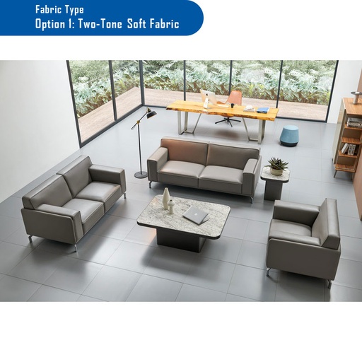 MIRA 3 seat fabric Sofa