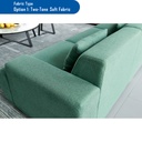 [121.110.202] YESENIA 2 seat fabric Sofa