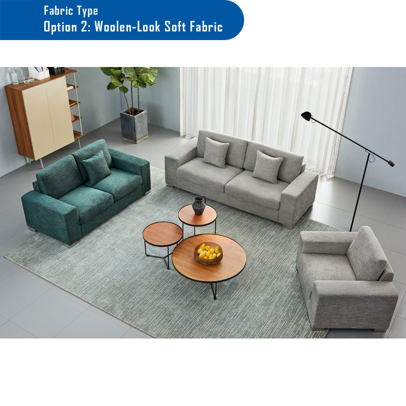 [121.111.201] YSABEL 1 seat fabric Sofa