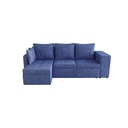 Idiya Gangtok L SHAPE SOFA BED , Blue