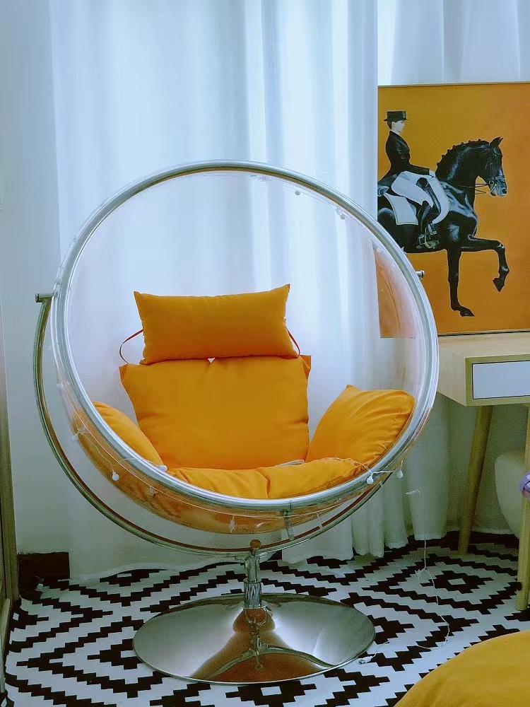 Acrylic Hanging Bubble Chair,mutiple colour