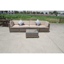 Idiya DAKAR OUTDOOR RATTAN SOFA - COUCH - Nature