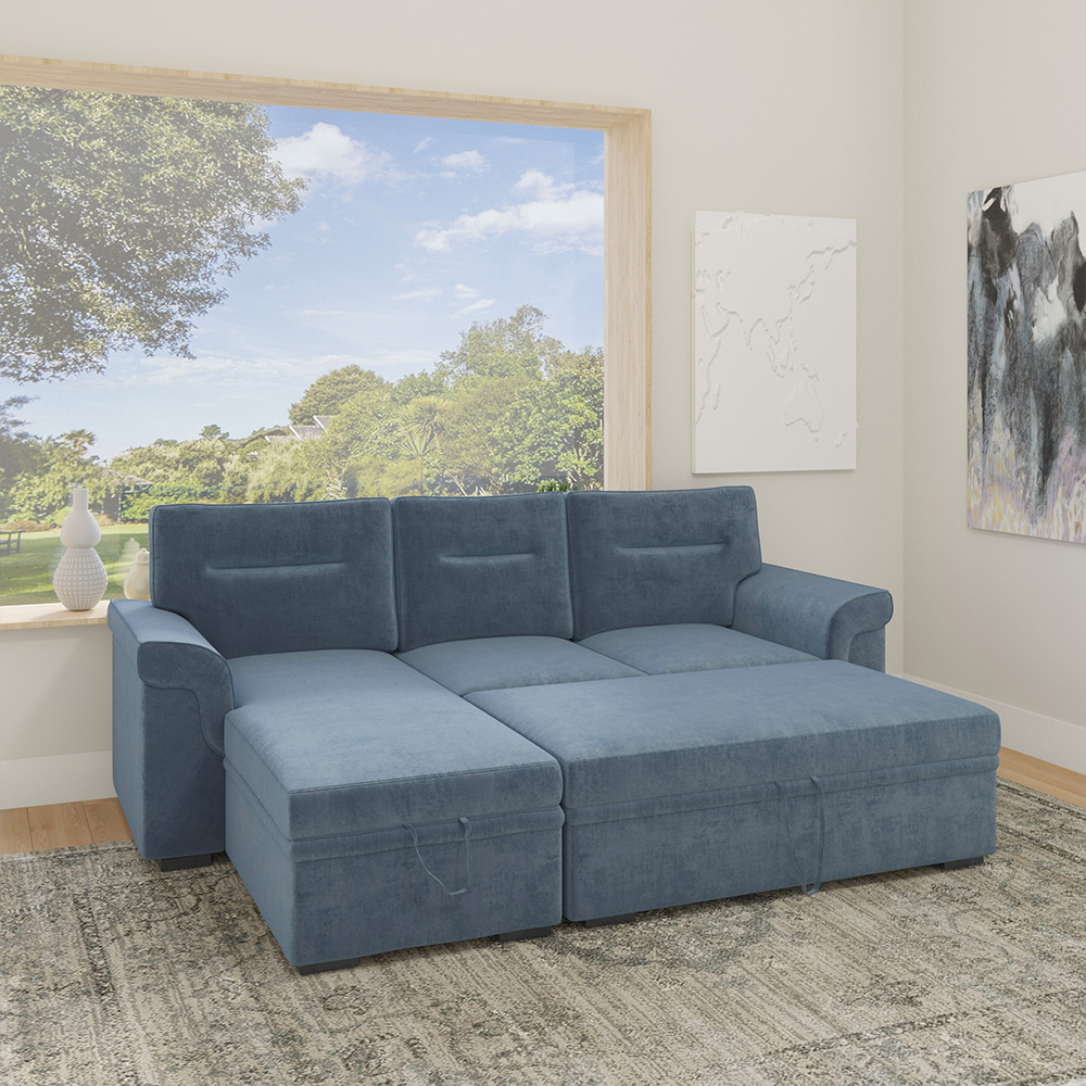 Idiya Folkeston Sofa Bed , Blue