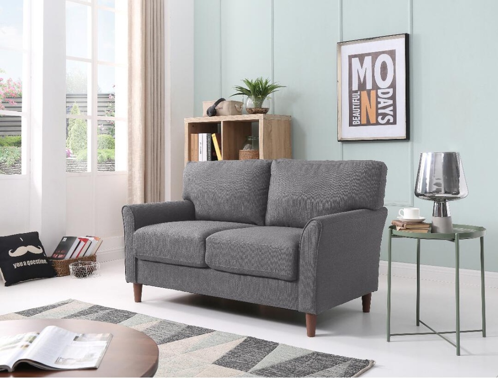 Idiya UCAYALI 2 seater sofa , light grey