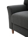 Idiya UCAYALI 2 seater sofa Dark grey