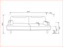 Idiya ZHENG ZHOU sofa bed , Grey