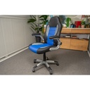 Idiya Ottawa office chair Black/light grey/Blue