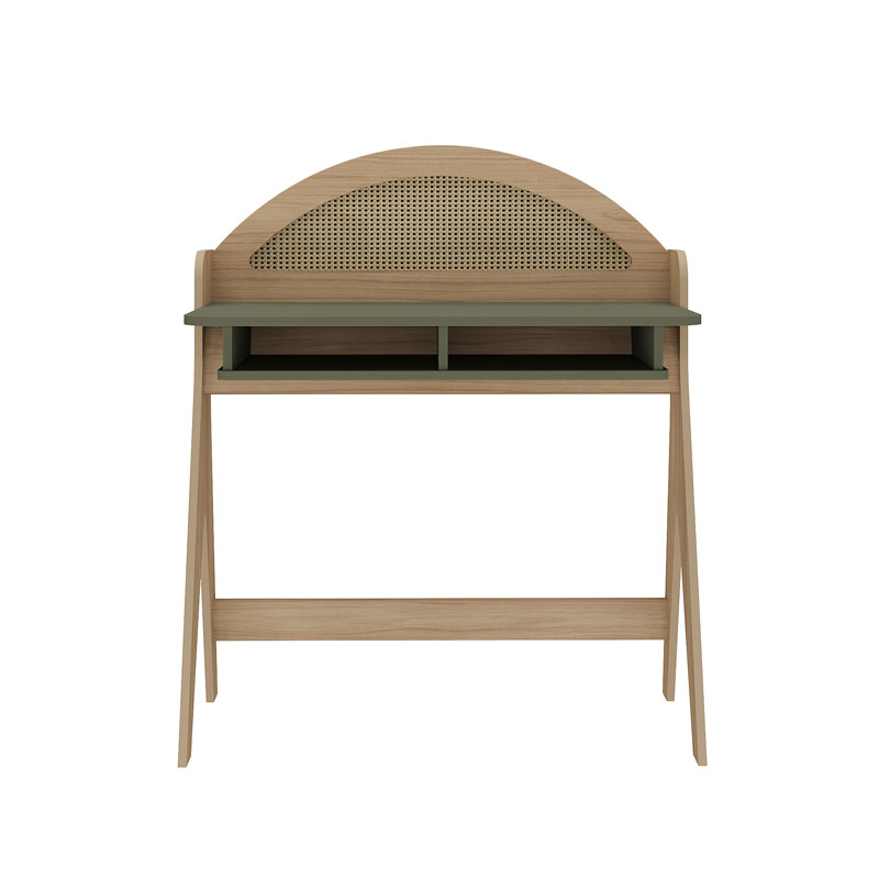 [000.046.36] Brusque Desk - Oak/ Mint