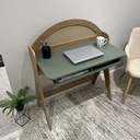 [000.046.36] Brusque Desk - Oak/ Mint