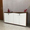 [000.062.92] Resende 4 Doors Cabinet - Freijo/ White