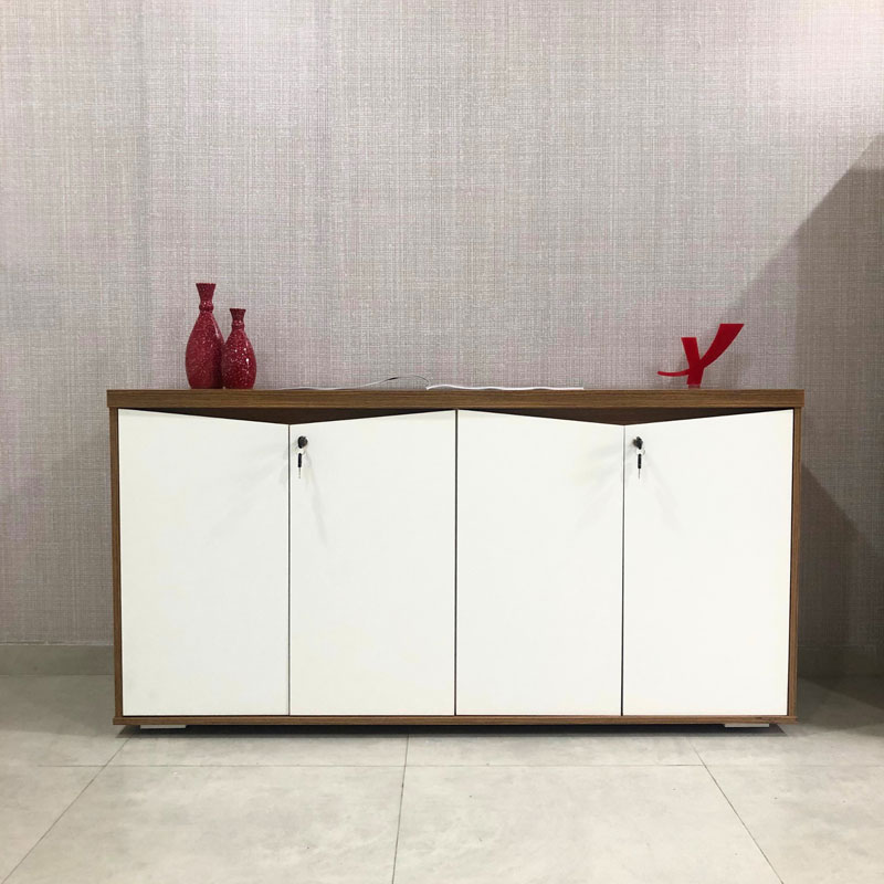 [000.062.92] Resende 4 Doors Cabinet - Freijo/ White