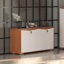 [000.062.92] Resende 4 Doors Cabinet - Freijo/ White