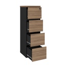 [000.062.91] Resende 4 Drawers File Cabinet - Nogal/ Back