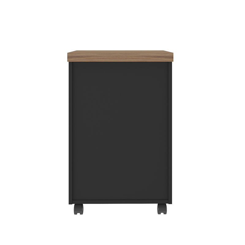 [000.062.97] Resende Chest Of 3 Drawers - Nogal/ Black