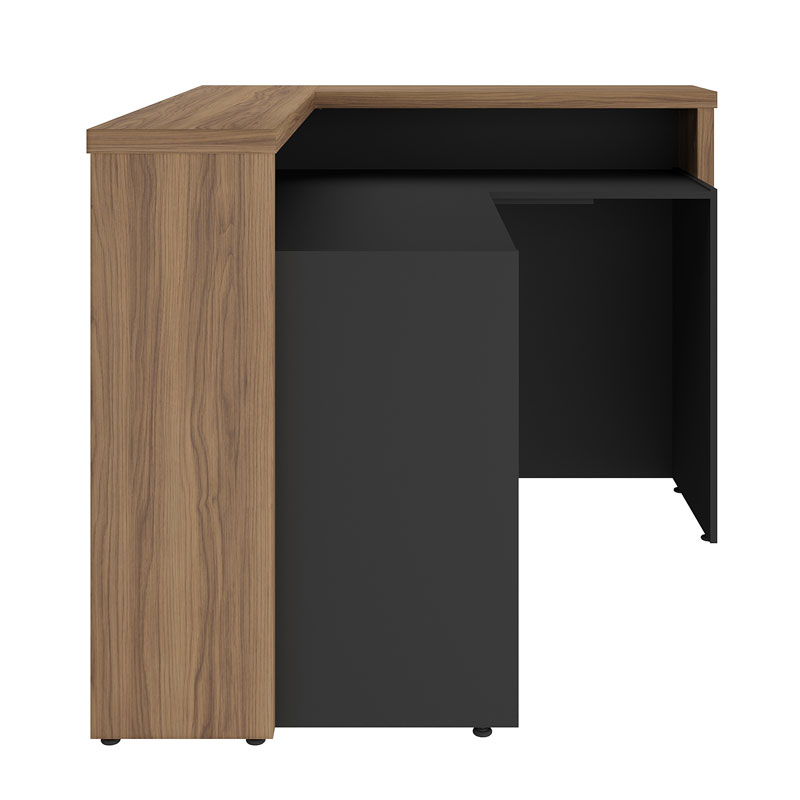 [000.063.09] Resende Reception Desk - Nogal/ Black