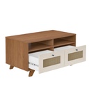 [000.046.72] Santa Rita Coffee Table - Cherry/ Off White