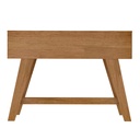 [000.046.74] Santa Rita Console Table - Cherry/ Off White