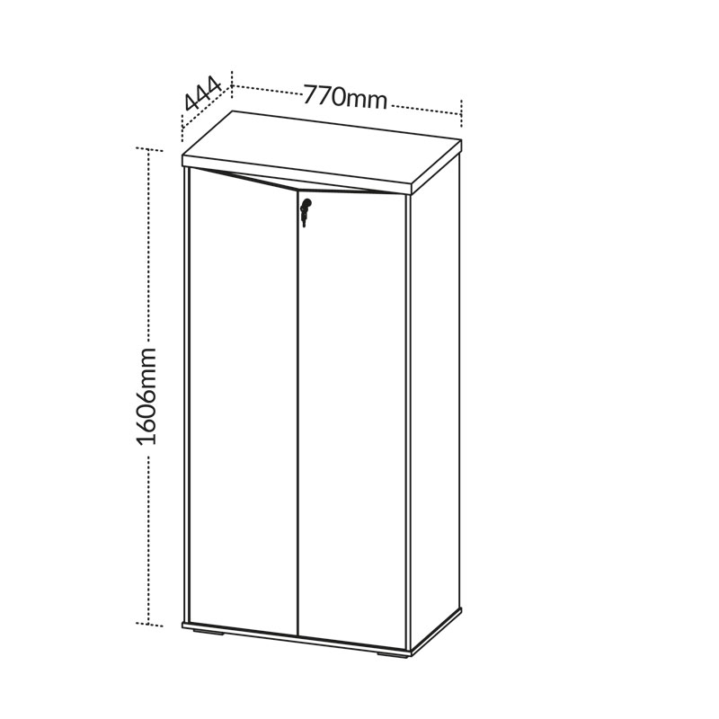 [000.062.88] Resende 2 Doors Cabinet - Freijo/ White