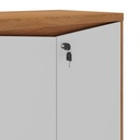 [000.062.88] Resende 2 Doors Cabinet - Freijo/ White