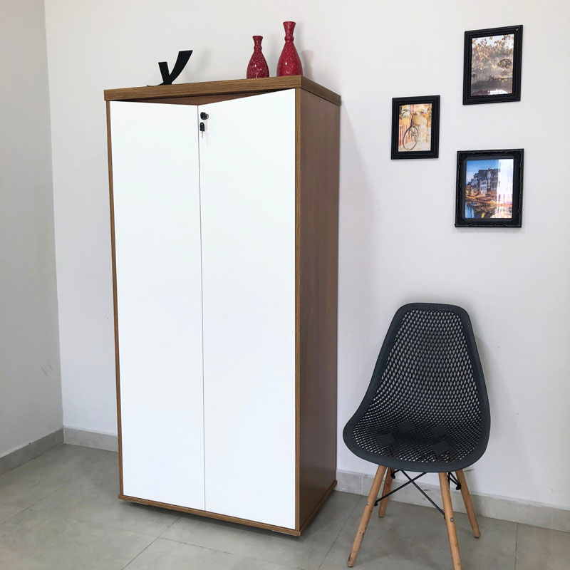 [000.062.88] Resende 2 Doors Cabinet - Freijo/ White