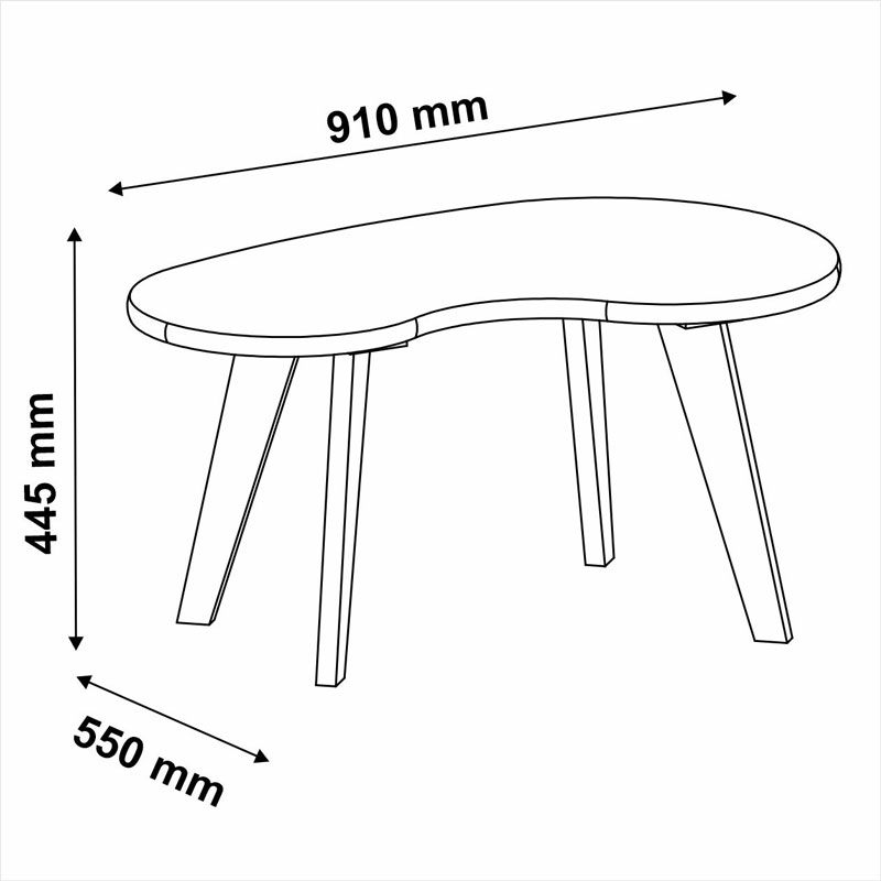 [000.046.04] Mesquita Coffee Table - Off White