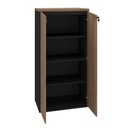 [000.062.89] Resende 2 Doors Cabinet - Nogal/ Black