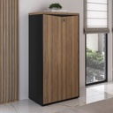 [000.062.89] Resende 2 Doors Cabinet - Nogal/ Black