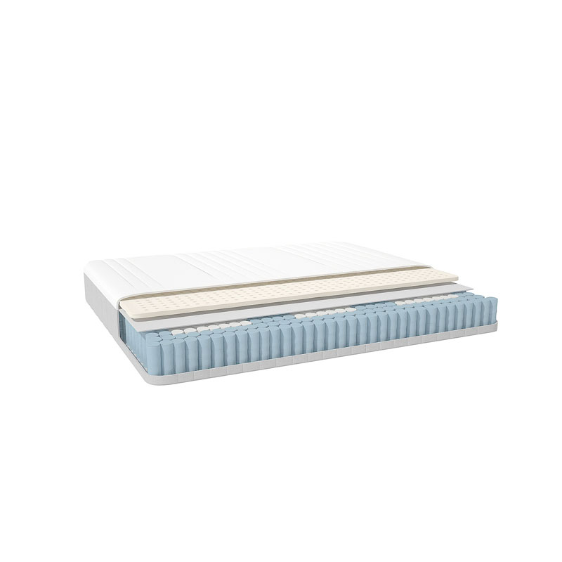 [605.521.16] VITMÅSEN Pocket sprung mattress, with latex extra firm/light blue, 180x200 cm